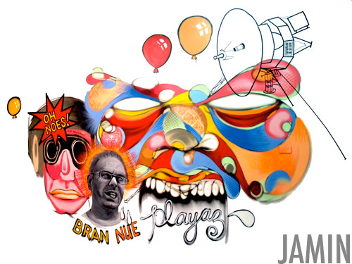 jamin art 2011 wall painting graffiti spray paint street art